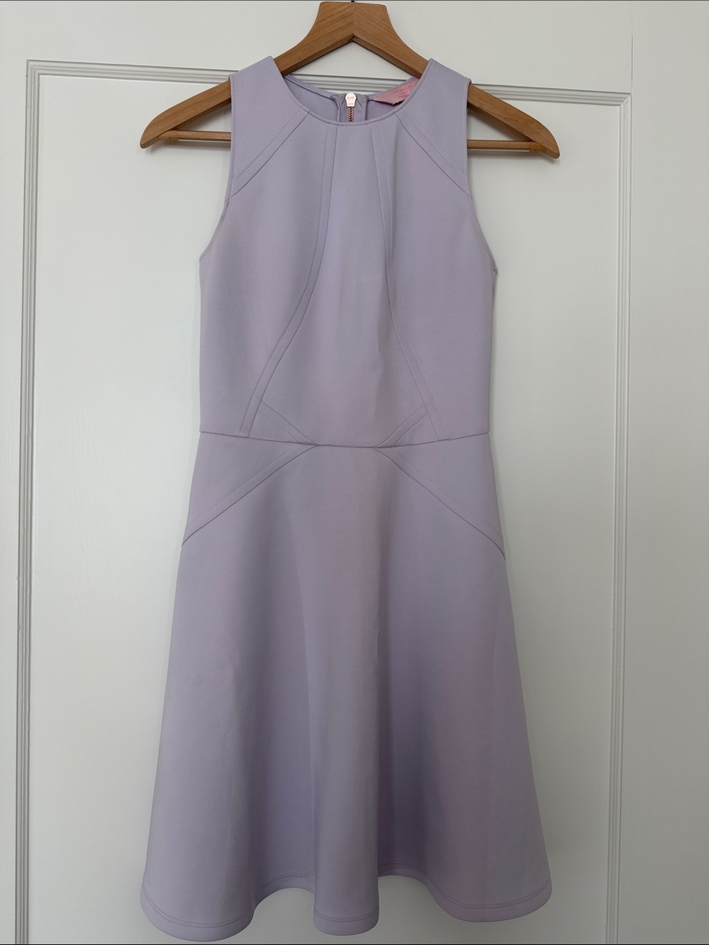 Ted Baker Lilac Sleeveless Fit-and-Flare Dress
